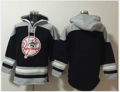 New York Yankees Blank Navy Blue Ageless Must Have Lace Up Pullover Hoodie,We sell and wholesale New York Yankees Blank Navy Blue Ageless Must Have Lace Up Pullover Hoodie on line form chian!